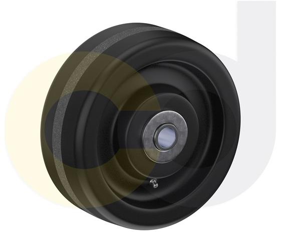 ZINC PLATED KINGPINLESS CASTERS- PHENOLIC WHEELS