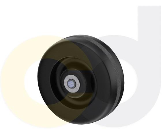 ZINC PLATED CASTERS - PHENOLIC WHEELS