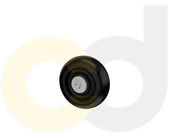 ZINC PLATED CASTERS - POLYOLEFIN WHEELS