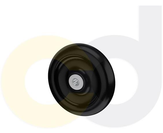 ZINC PLATED CASTERS - POLYOLEFIN WHEELS