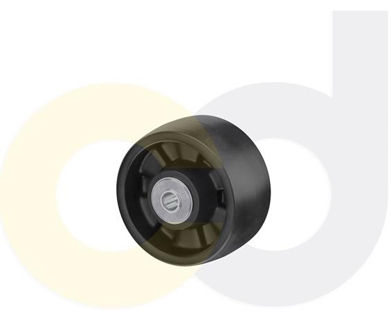 STAINLESS STEEL CASTERS - GLASS-FILLED NYLON WHEELS