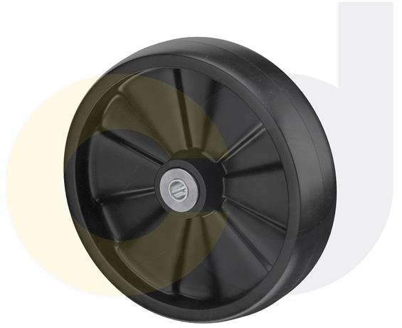 STAINLESS STEEL CASTERS - GLASS-FILLED NYLON WHEELS