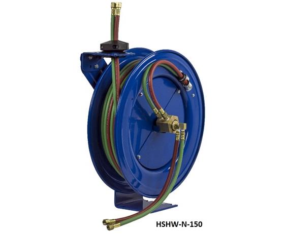 SPRING DRIVEN WELDING HOSE REELS