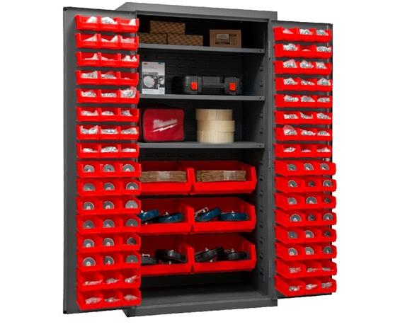 16 GAUGE CABINETS WITH HOOK-ON-BINS® AND SHELVES