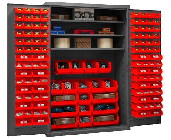 16 GAUGE CABINETS WITH HOOK-ON-BINS® AND SHELVES