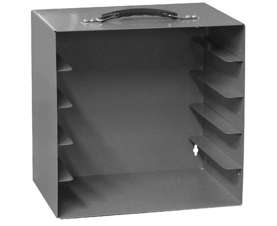 STEEL BOX RACKS AND OPTIONS FOR PLASTIC BOXES