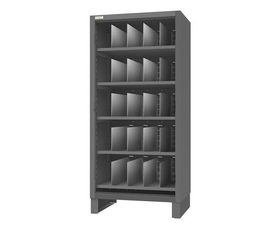 HEAVY-DUTY OPEN FRONT CABINET WITH DIVIDERS