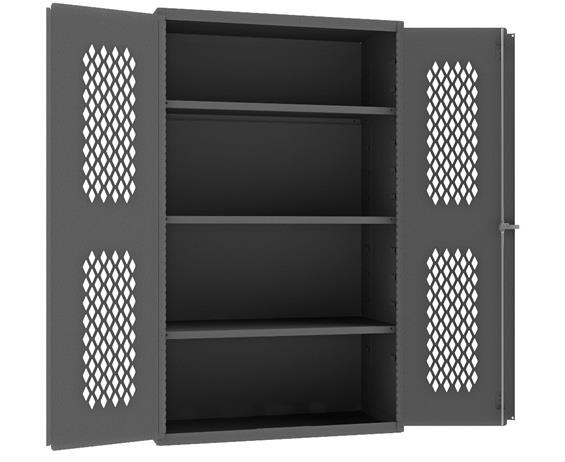 HEAVY DUTY VENTILATED CABINETS WITH ADJUSTABLE SHELVES
