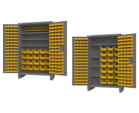 HEAVY DUTY CABINETS WITH HOOK-ON-BINS® &amp; SHELVES