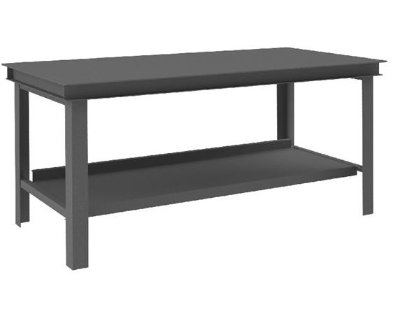 SUPER HEAVY-DUTY WORKBENCHES WITH TOP SHELF ONLY