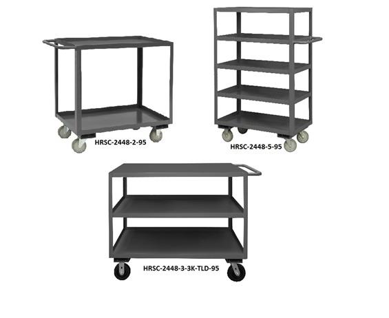 2 / 3 / 4 / 5 SHELF STOCK CARTS