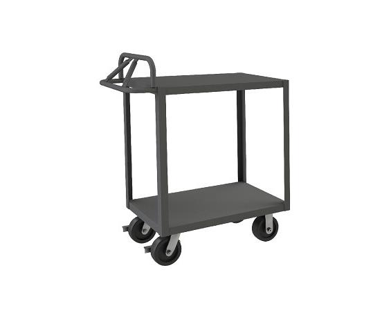 ROLLING STOCK CART WITH ERGONOMIC HANDLE