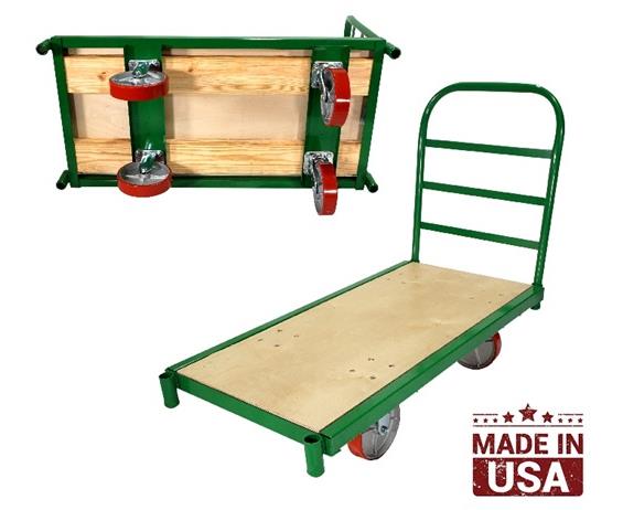 STEEL-BOUND PLATFORM TRUCK