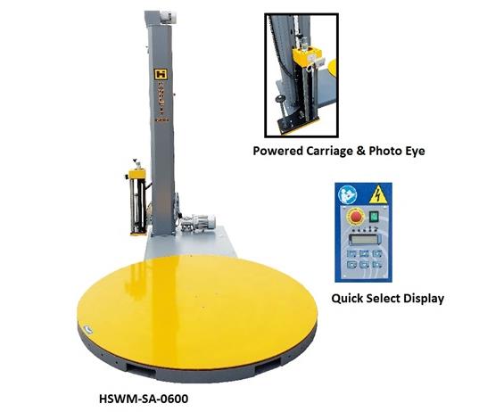 ENTRY LEVEL SEMI-AUTOMATIC STRETCH WRAP MACHINE