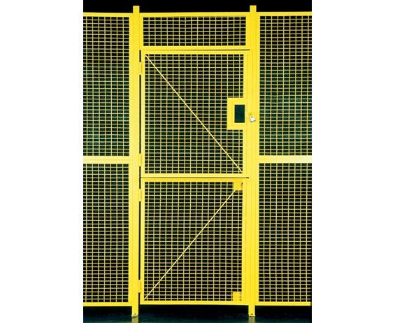 HIGH SECURITY WIRE PARTITION SYSTEM: DUTCH DOORS