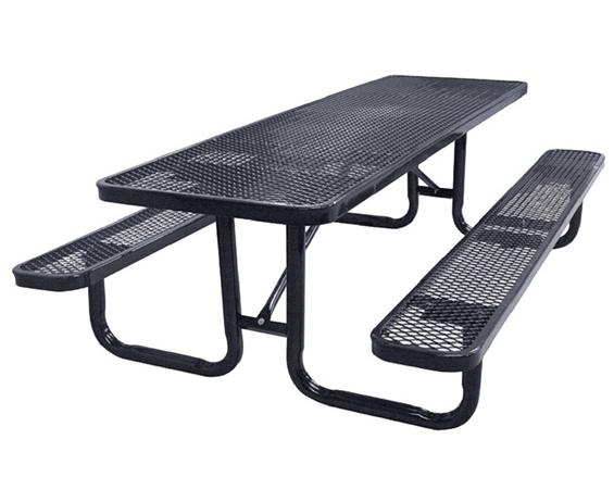 EXPANDED METAL PICNIC TABLE