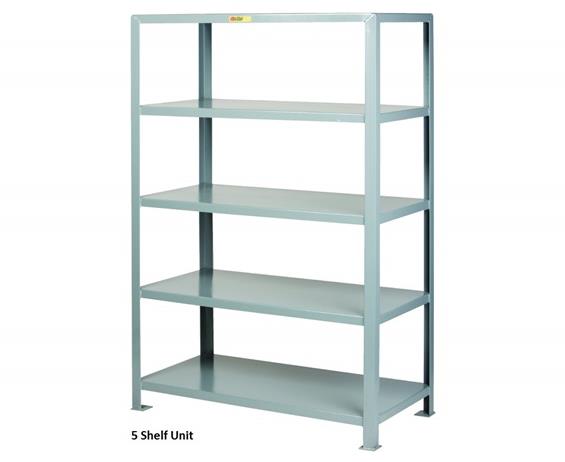 ALL-WELDED HEAVY-DUTY STEEL SHELVING