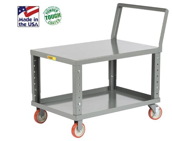 ADJUSTABLE HEIGHT SHELF TRUCK