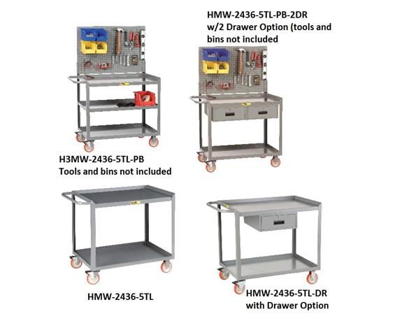ALL-WELDED MOBILE WORKSTATIONS
