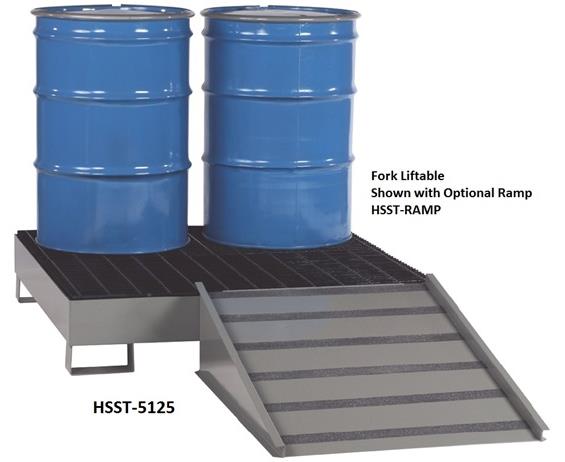 ALL-STEEL SPILL CONTROL PLATFORMS