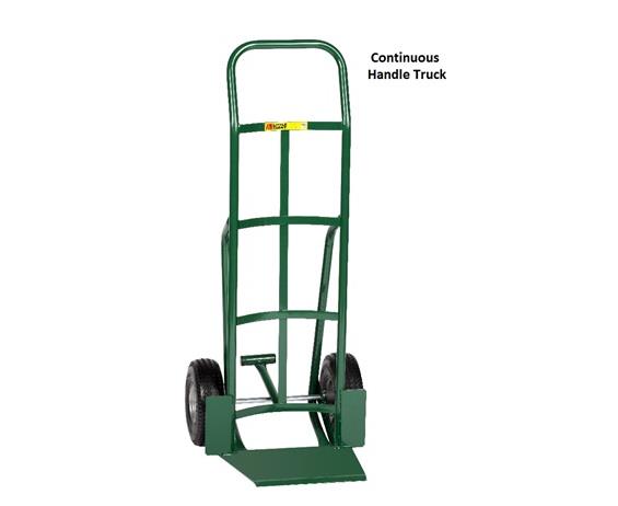 SHOVEL NOSE HAND TRUCK WITH PATENTED FOOT KICK