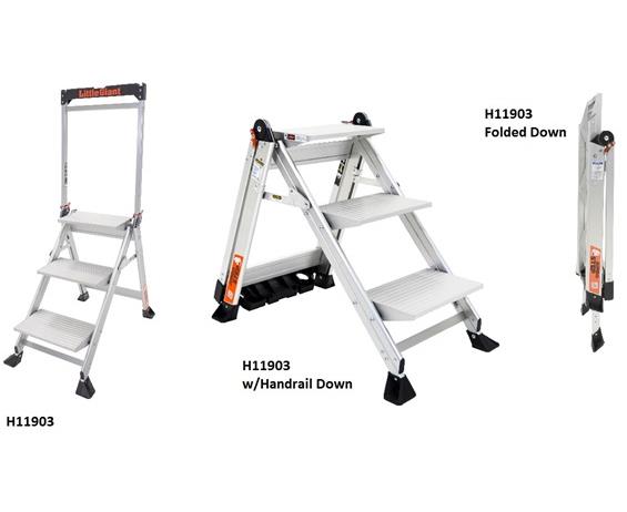 LITTLE GIANT® JUMBO STEP SAFETY STEPLADDER