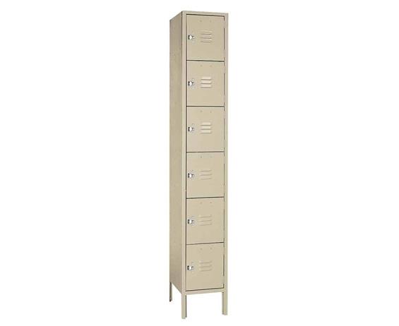 SIX TIER STEEL LOCKERS