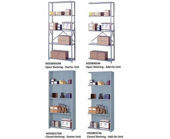 HEAVY DUTY 36" WIDE INDUSTRIAL SHELVING - EXTRA SHELVES