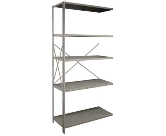 BEADED POST INDUSTRIAL CLIP SHELVING