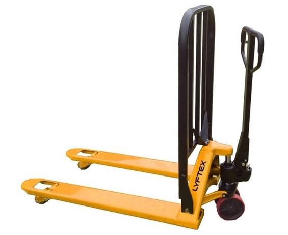 LYFTEX HEAVY DUTY PALLET JACK WITH 48" LOAD BACKREST