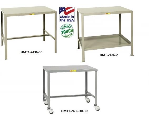 ALL-WELDED STEEL TOP MACHINE TABLES