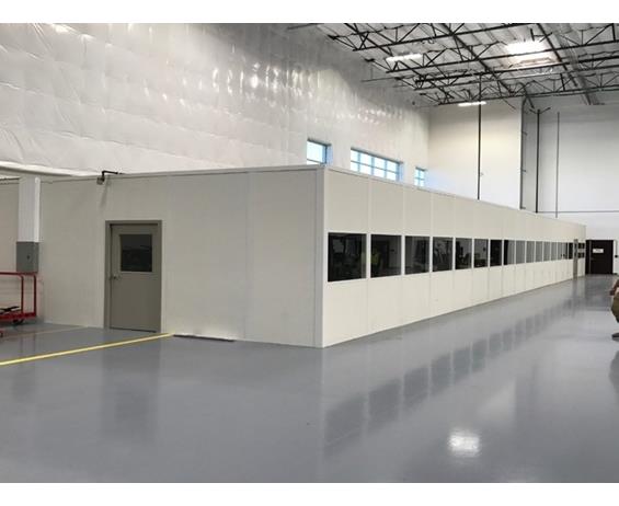 MODULAR INPLANT OFFICE - THREE WALL SYSTEM