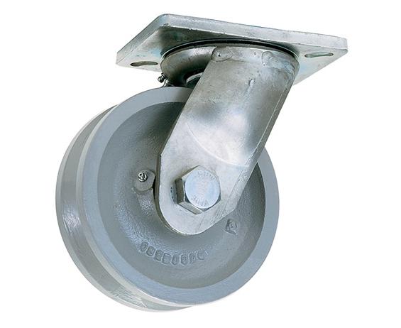 "V" GROOVED WHEEL CASTERS