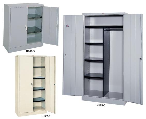SET UP STORAGE CABINETS