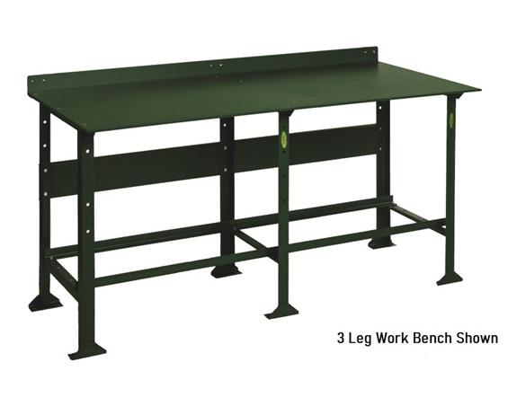 EXTRA HEAVY DUTY PLATE TOP WORK BENCH