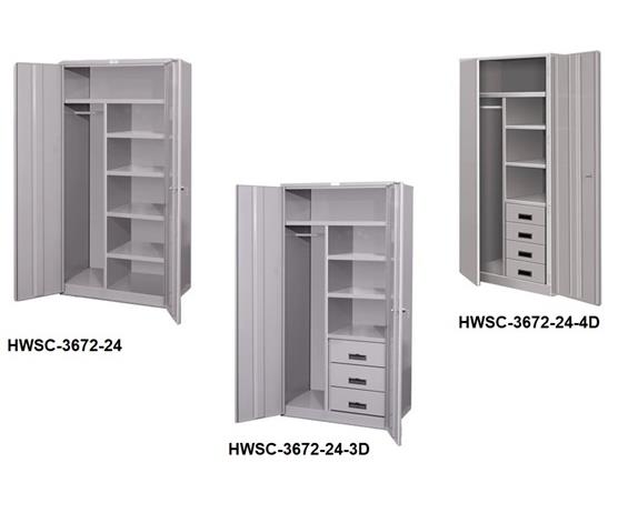 EXTRA HEAVY DUTY WARDROBE STORAGE CABINETS