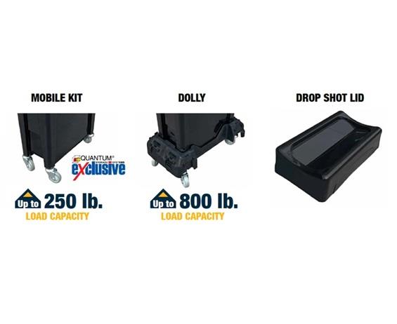 CRUSADER THIN TRASH CANS - ACCESSORIES