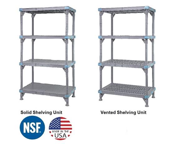 MILLENIA ALL POLYMER SHELVING UNITS