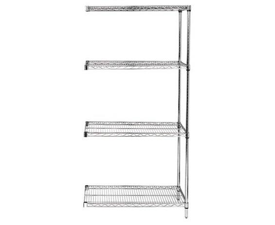 QUANTUM STORAGE CHROME WIRE SHELVING