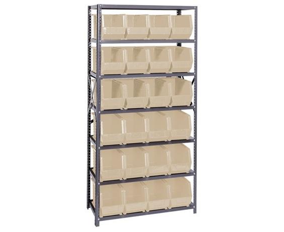 GIANT OPEN HOPPER BIN STORAGE SYSTEM