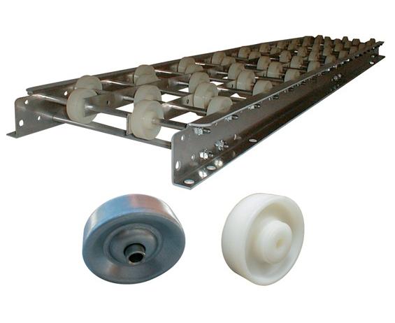 WHITE NYLON WHEEL CONVEYORS