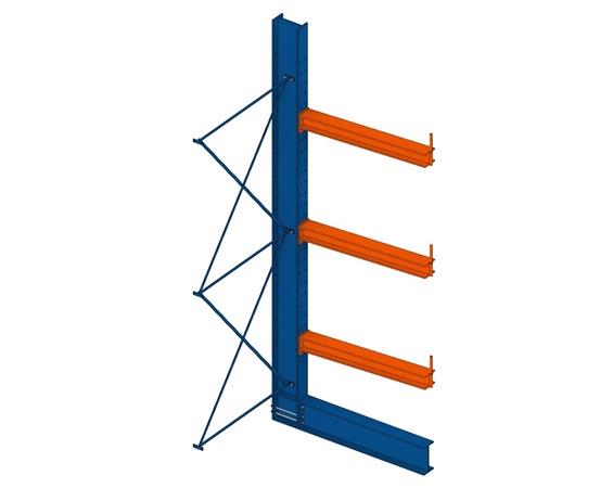 SPACE PLUS USA CANTILEVER RACKING SINGLE SIDE UNITS
