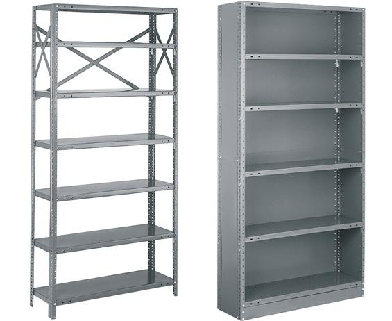 KLIP-IT™ INDUSTRIAL STEEL SHELVING - LIGHT DUTY
