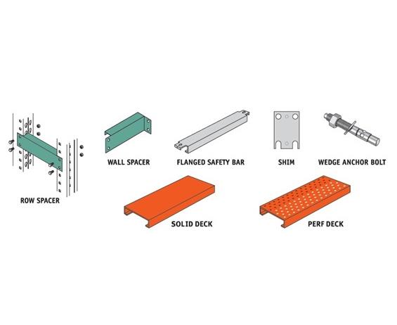 TRI-BORO PALLET RACKS - ACCESSORIES