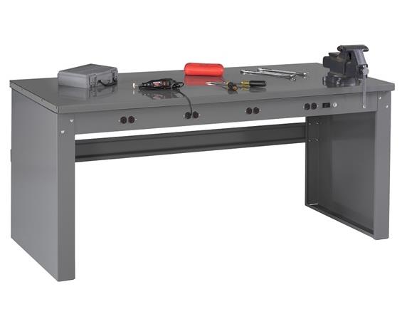 ELECTRONIC WORKBENCHES WITH PANEL LEGS