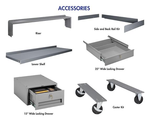 HEAVY-DUTY INDUSTRIAL WORKBENCH ACCESSORIES