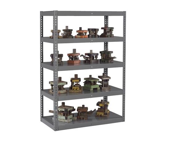 TENNSCO HIGH-CAPACITY RIVET SHELVING