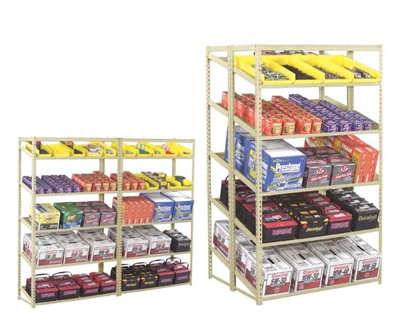 TENNSCO SLOPING SHELF UNITS