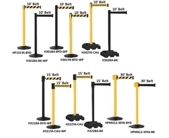 RETRACTA-BELT® STANCHIONS BY VISIONTRON