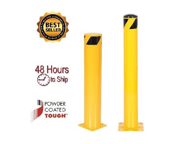 STEEL PIPE SAFETY BOLLARDS
